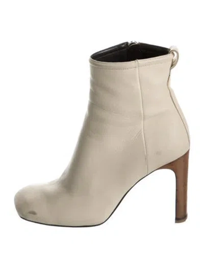 Pre-owned Rag & Bone Leather Boots In Neutrals