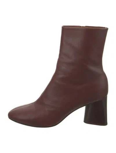 Pre-owned Rag & Bone Leather Boots In Red