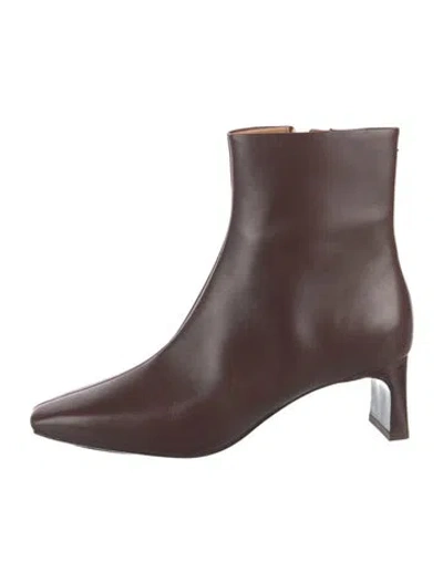 Pre-owned Rag & Bone Leather Boots In Red