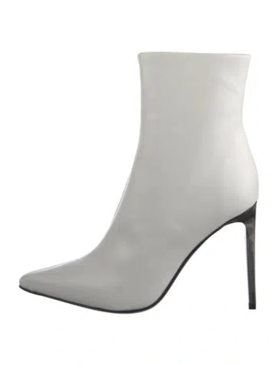 Pre-owned Rag & Bone Leather Boots In White