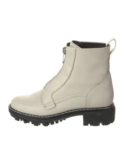 Pre-owned Rag & Bone Leather Boots In White