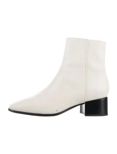 Pre-owned Rag & Bone Leather Boots In White