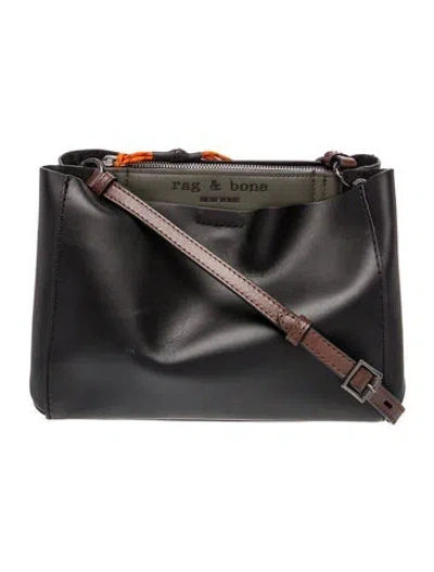 Pre-owned Rag & Bone Leather Bucket Bag In Black