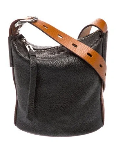 Pre-owned Rag & Bone Leather Bucket Bag In Black