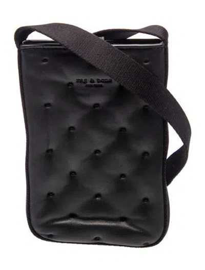 Pre-owned Rag & Bone Leather Bucket Bag In Black