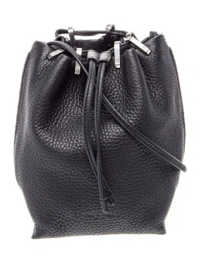 Pre-owned Rag & Bone Leather Bucket Bag In Black