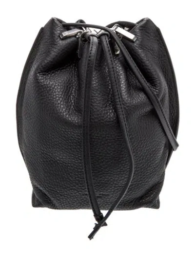 Pre-owned Rag & Bone Leather Bucket Bag In Black