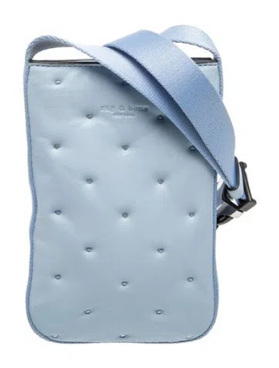 Pre-owned Rag & Bone Leather Bucket Bag In Blue