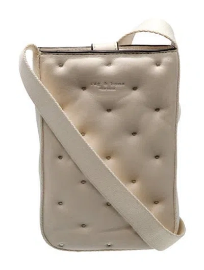 Pre-owned Rag & Bone Leather Bucket Bag In Gray