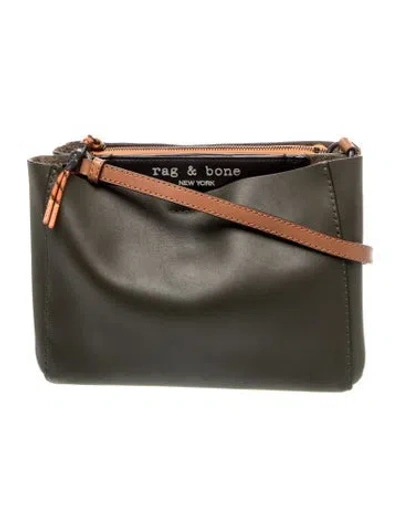 Pre-owned Rag & Bone Leather Bucket Bag In Green