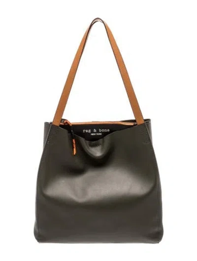 Pre-owned Rag & Bone Leather Bucket Bag In Green