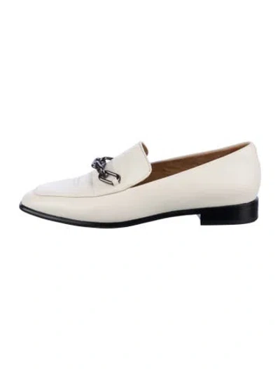Pre-owned Rag & Bone Leather Chain-link Accents Loafers In Neutral