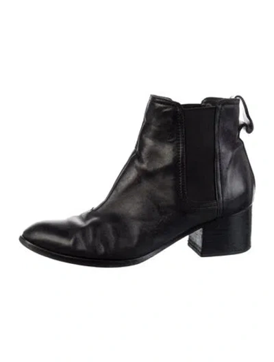 Pre-owned Rag & Bone Leather Chelsea Boots In Black