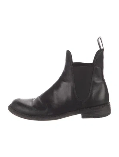Pre-owned Rag & Bone Leather Chelsea Boots In Black