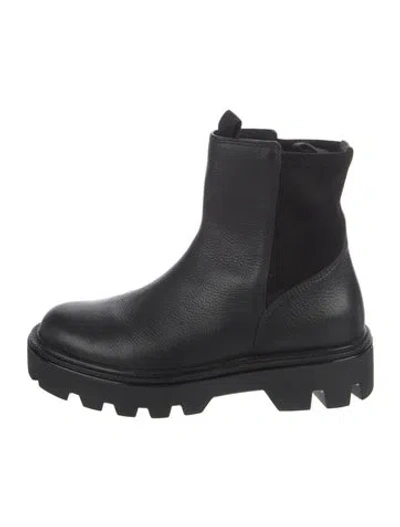 Pre-owned Rag & Bone Leather Chelsea Boots In Black