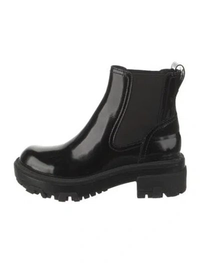 Pre-owned Rag & Bone Leather Chelsea Boots In Black