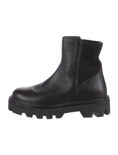 Pre-owned Rag & Bone Leather Chelsea Boots In Black