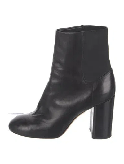 Pre-owned Rag & Bone Leather Chelsea Boots In Black