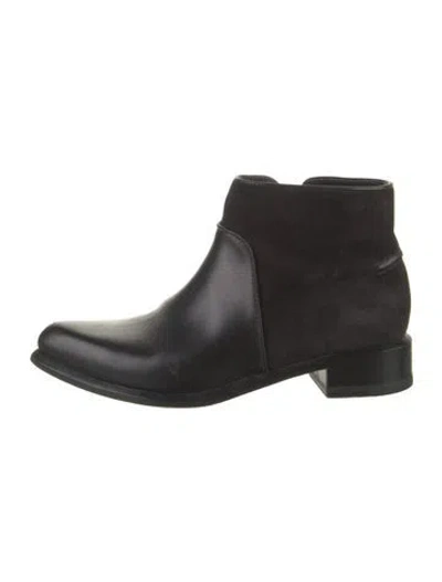 Pre-owned Rag & Bone Leather Chelsea Boots In Black