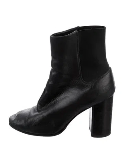 Pre-owned Rag & Bone Leather Chelsea Boots In Black