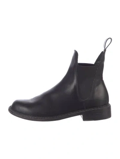 Pre-owned Rag & Bone Leather Chelsea Boots In Blue