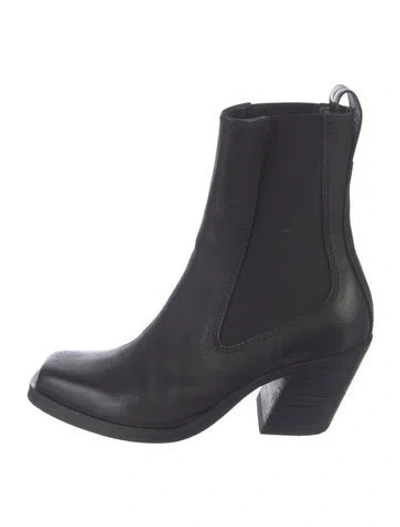 Pre-owned Rag & Bone Leather Chelsea Boots In Blue