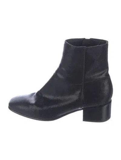Pre-owned Rag & Bone Leather Chelsea Boots In Blue