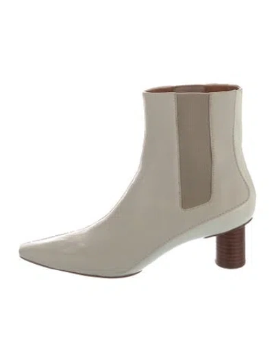 Pre-owned Rag & Bone Leather Chelsea Boots In Neutrals