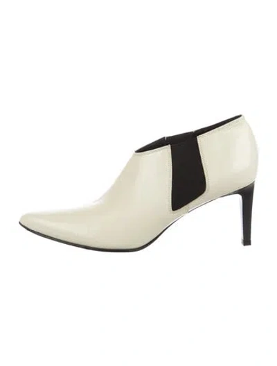 Pre-owned Rag & Bone Leather Chelsea Boots In Neutrals