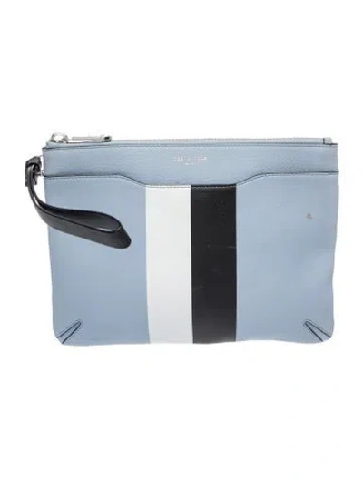 Pre-owned Rag & Bone Leather Clutch In Blue