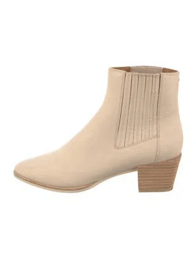 Pre-owned Rag & Bone Leather Colorblock Pattern Chelsea Boots In Neutral