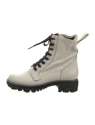 Pre-owned Rag & Bone Leather Combat Boots In Multi