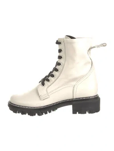 Pre-owned Rag & Bone Leather Combat Boots In Multi