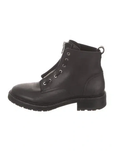 Pre-owned Rag & Bone Leather Combat Boots In Multi