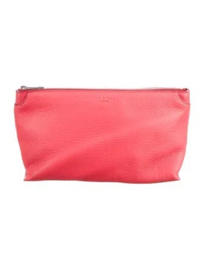 Pre-owned Rag & Bone Leather Cosmeti Cbag In Red