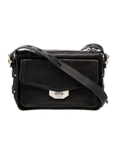 Pre-owned Rag & Bone Leather Crossbody Bag In Black