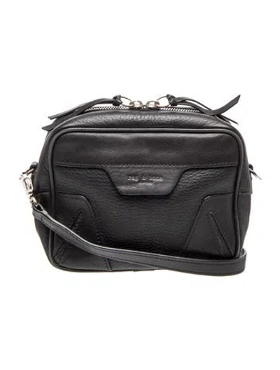 Pre-owned Rag & Bone Leather Crossbody Bag In Black