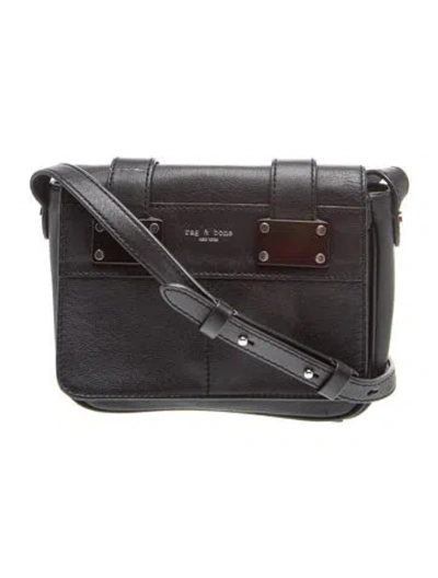Pre-owned Rag & Bone Leather Crossbody Bag In Black