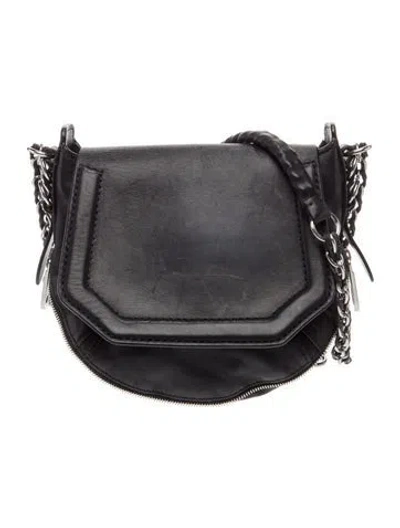 Pre-owned Rag & Bone Leather Crossbody Bag In Black