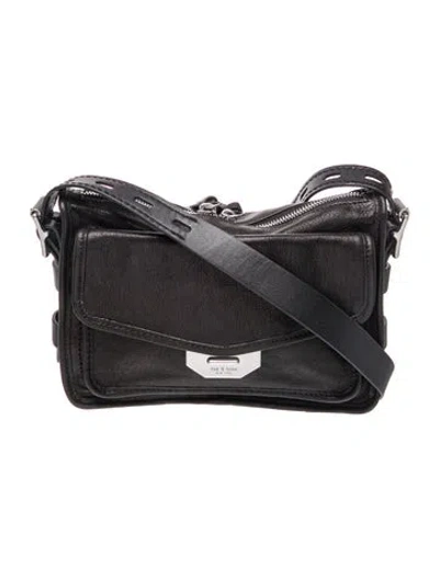 Pre-owned Rag & Bone Leather Crossbody Bag In Black