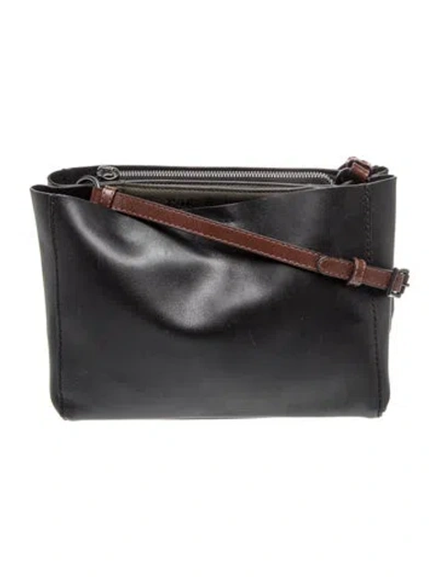 Pre-owned Rag & Bone Leather Crossbody Bag In Black