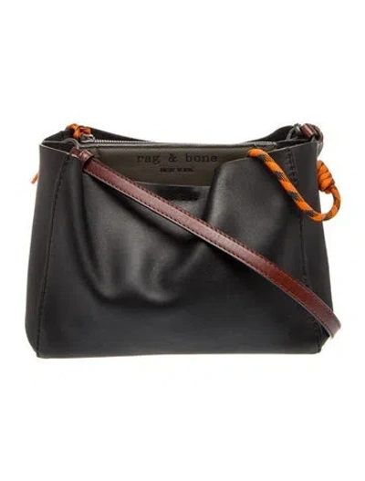 Pre-owned Rag & Bone Leather Crossbody Bag In Black