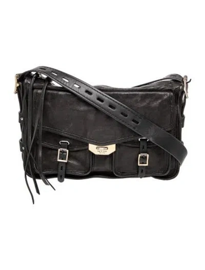 Pre-owned Rag & Bone Leather Crossbody Bag In Black