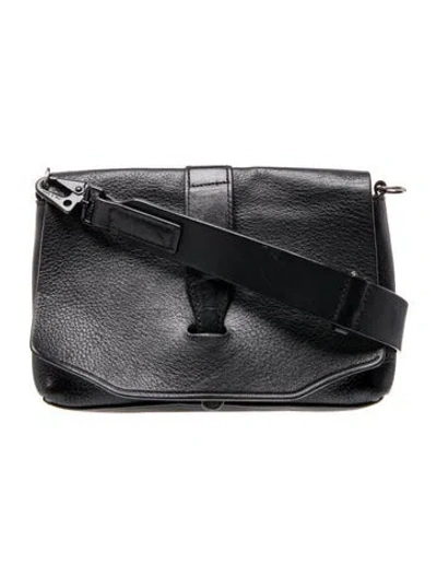 Pre-owned Rag & Bone Leather Crossbody Bag In Black
