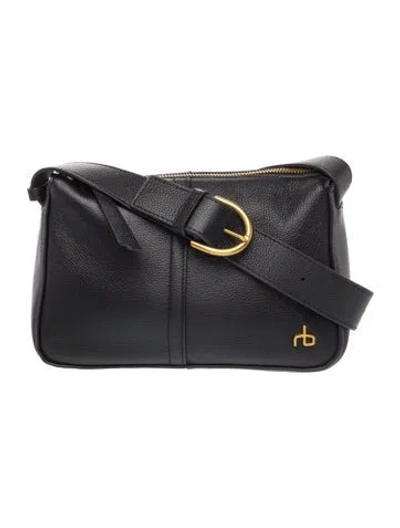 Pre-owned Rag & Bone Leather Crossbody Bag In Black