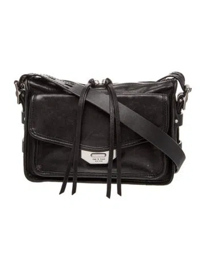 Pre-owned Rag & Bone Leather Crossbody Bag In Black