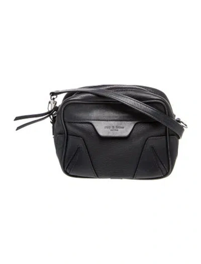 Pre-owned Rag & Bone Leather Crossbody Bag In Blue