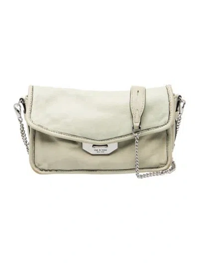 Pre-owned Rag & Bone Leather Crossbody Bag In Blue