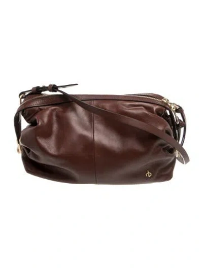 Pre-owned Rag & Bone Leather Crossbody Bag In Brown