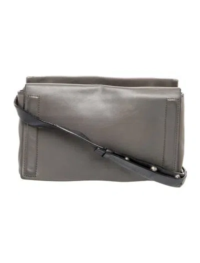 Pre-owned Rag & Bone Leather Crossbody Bag In Gray